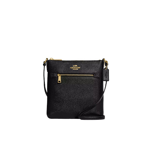 Coach Women's Mini Rowan File Bag Gold/Black