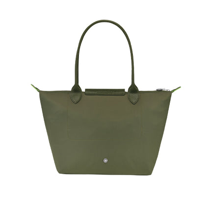 Longchamp Women's Le Pliage Green M Tote Bag Forest