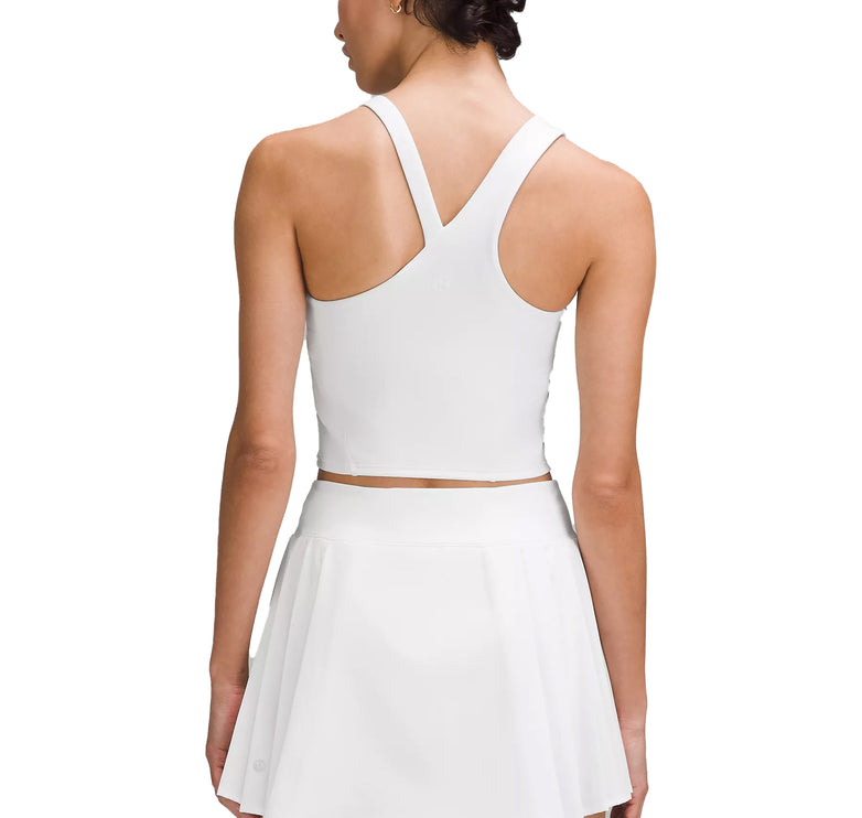 lululemon Women's Everlux Asymmetrical Tennis Tank Top White