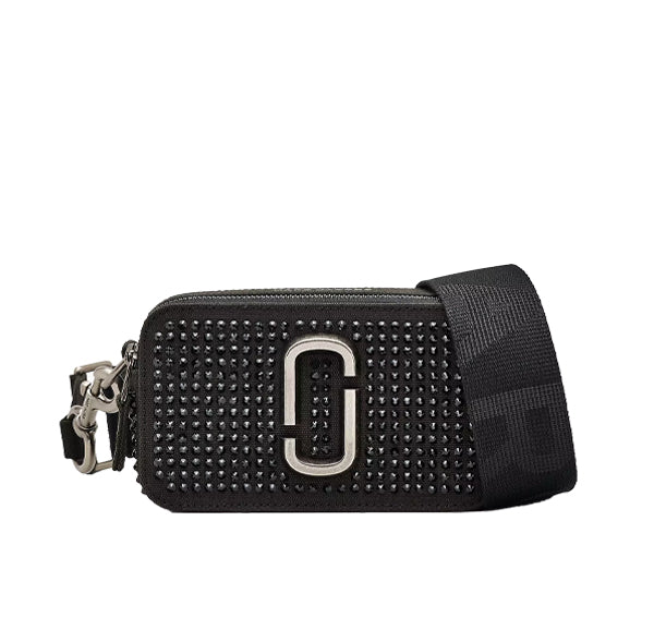 Marc Jacobs Women's The Crystal Canvas Snapshot Black Crystal