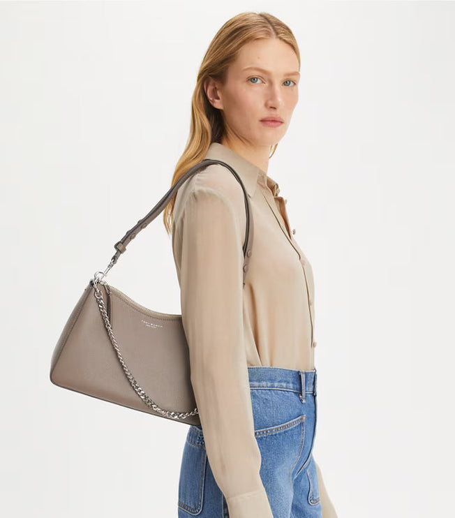 Tory Burch Women's Perry Shoulder Bag Wild Mushroom