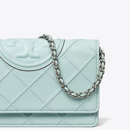 Tory Burch Women's Fleming Soft Crossbody Geyser