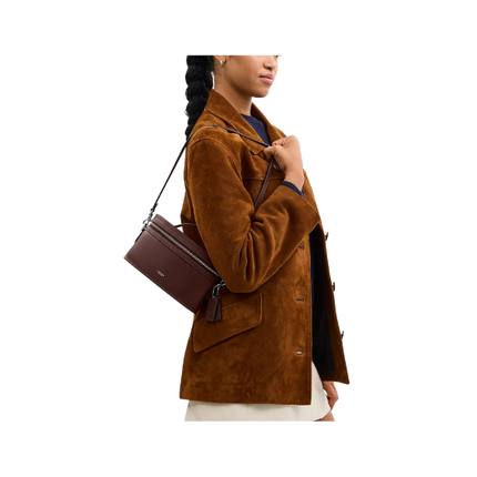 Coach Women's Trail Bag Silver/Maple