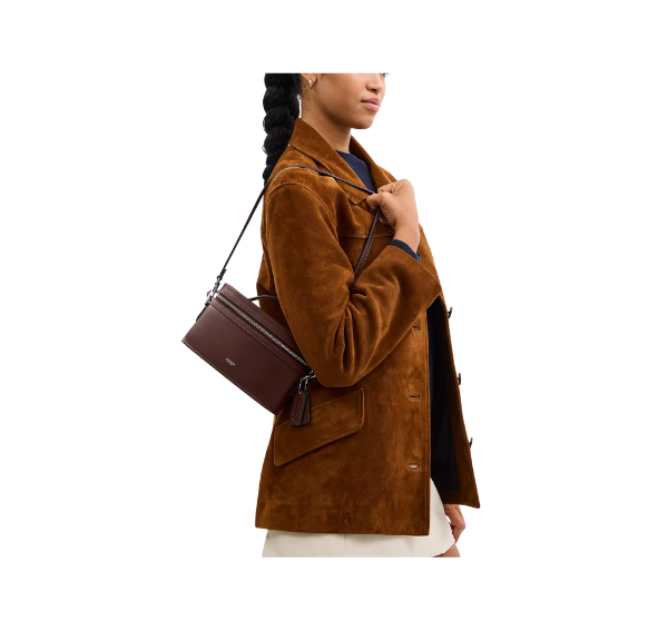 Coach Women's Trail Bag Silver/Maple