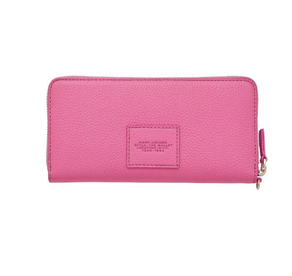 Marc Jacobs Women's The Leather Continental Wallet Bow Pink