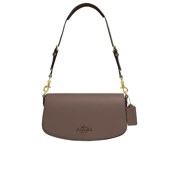 Coach Women's Andrea Shoulder Bag Gold/Dark Stone