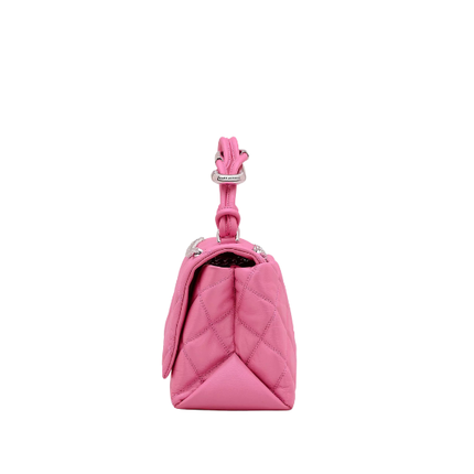 Marc Jacobs Women's The Quilted Dual Convertible Shoulder Bag Bow Pink