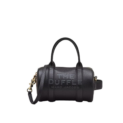 Marc Jacobs Women's The Leather Mini Duffle Bag Black - Özel Fiyat