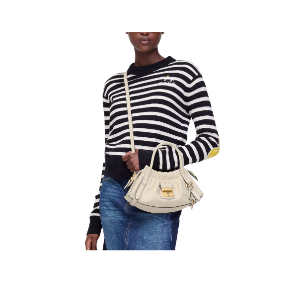 Marc Jacobs Women's The Cristina Small Satchel Ivory