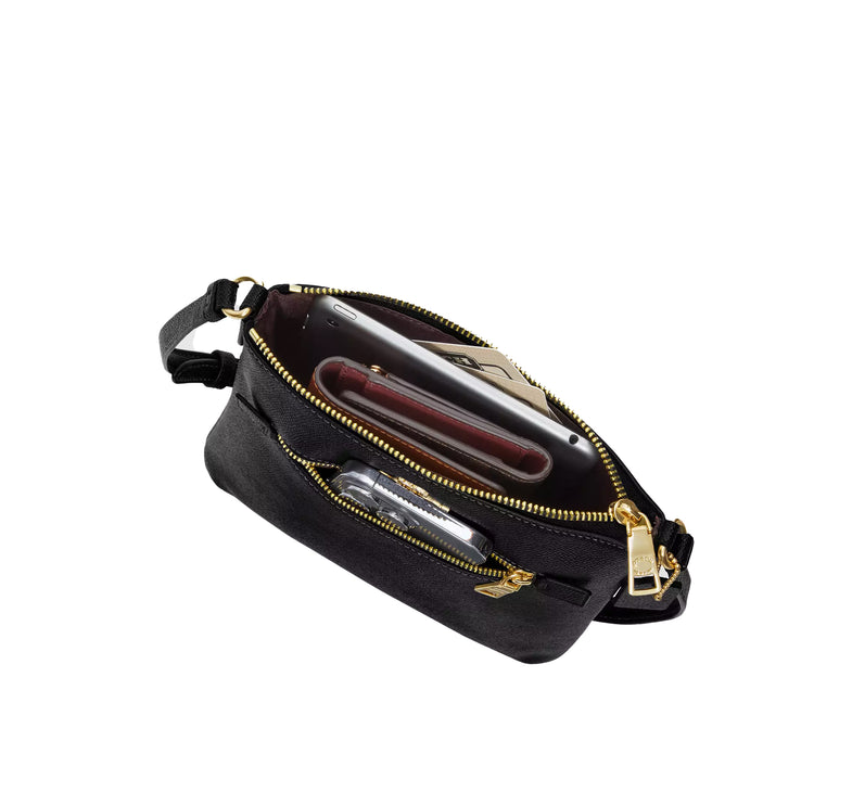 Coach Women's Mini Rowan File Bag Gold/Black