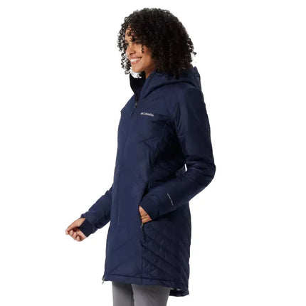 Columbia Women's Heavenly Long Hooded Jacket Dark Nocturnal - Hemen Kargoda