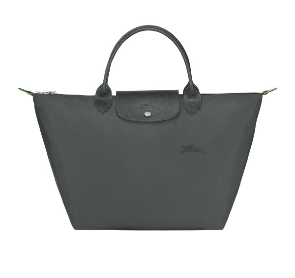 Longchamp Women's Le Pliage Green M Handbag Graphite - Hemen Kargoda