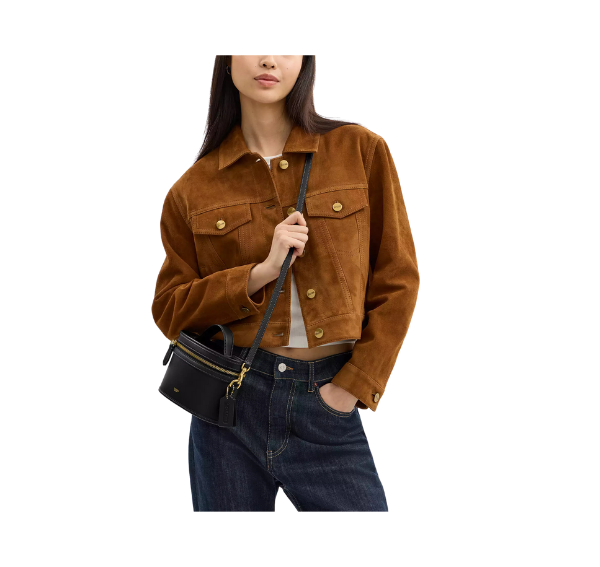 Coach Women's Trail Bag Brass/Black