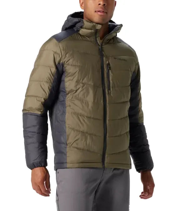 Columbia Men's Labyrinth Loop Insulated Hooded Jacket Stone Green/Shark