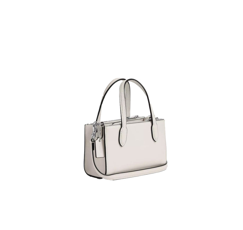 Coach Women's Nina Mini Tote Bag Silver/Chalk