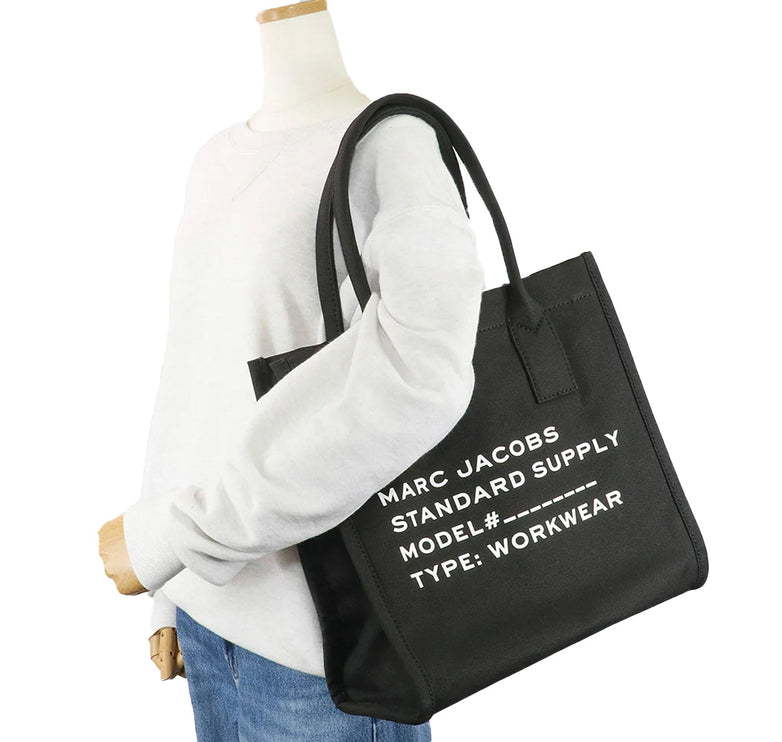 Marc Jacobs Women's Canvas Supply Standart Tote Bag Black