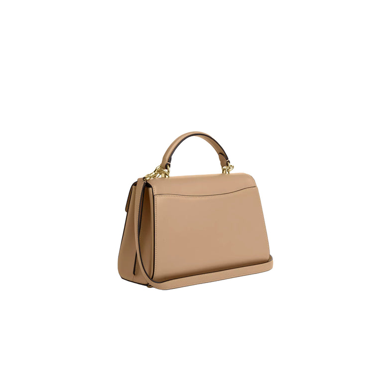 Coach Women's Eliza Top Handle Bag Gold/Tan