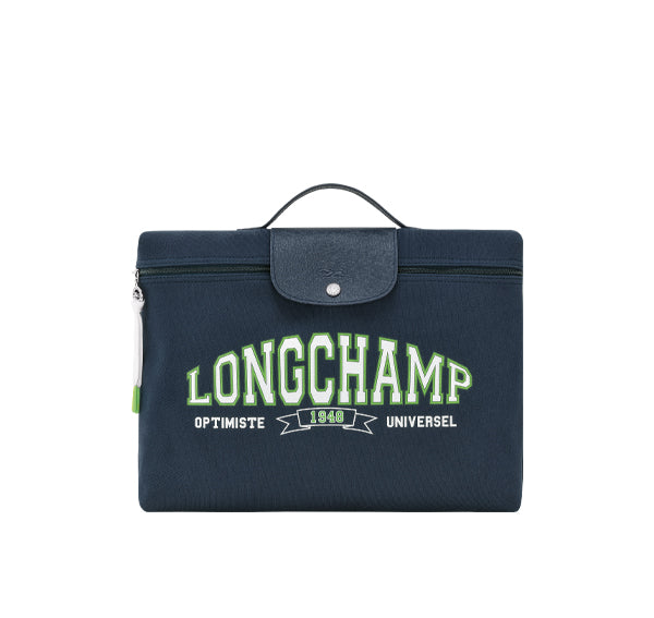Longchamp Women's Le Pliage Collection Briefcase Navy