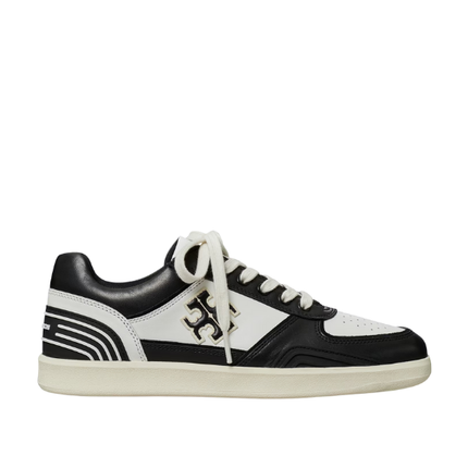 Tory Burch Women's Clover Court Sneaker White/Perfect Black