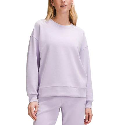 lululemon Women's Softstreme Perfectly Oversized Crewneck Pullover Lilac Ether