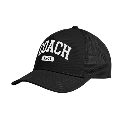 Coach Unisex Coach 1941 Embroidered Trucker Hat Cottontwill/Black