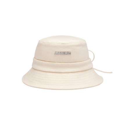 Jacquemus Unisex The Gadjo Bucket Hat Off White
