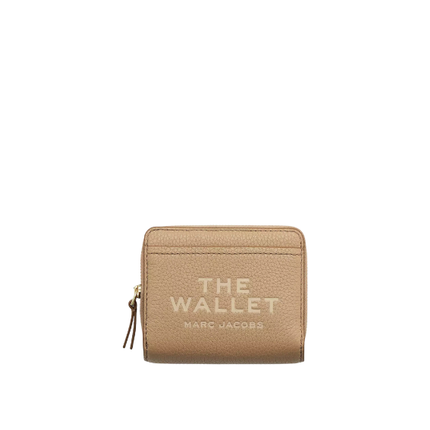Marc Jacobs Women's The Leather Mini Compact Wallet Camel