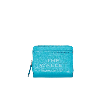 Marc Jacobs Women's The Leather Mini Compact Wallet Pool