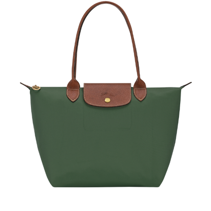Longchamp Women's Le Pliage Original M Tote Bag British Green