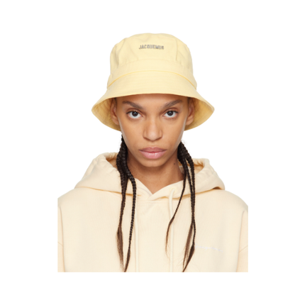 Jacquemus Unisex The Gadjo Bucket Hat Pale Yellow