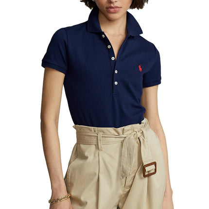 Polo Ralph Lauren Women's Slim Fit Stretch Polo Shirt Newport Navy