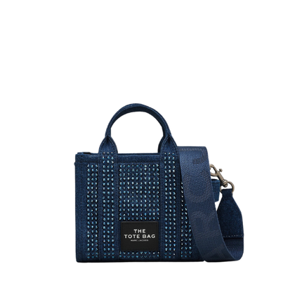 Marc Jacobs Women's The Crystal Denim Crossbody Tote Bag - Hemen Kargoda