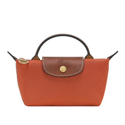 Longchamp Women's Le Pliage Original Pouch with Handle Brick
