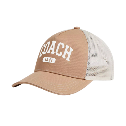 Coach Unisex Coach 1941 Embroidered Trucker Hat Cottontwill/Light Saddle