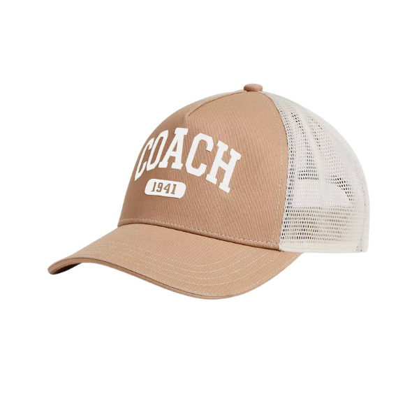Coach Unisex Coach 1941 Embroidered Trucker Hat Cottontwill/Light Saddle