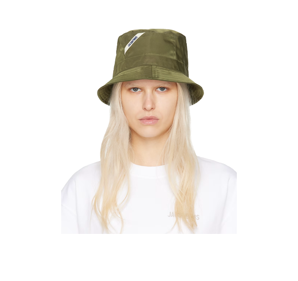 Jacquemus Unisex Le Bob Ovalie Bucket Hat Khaki