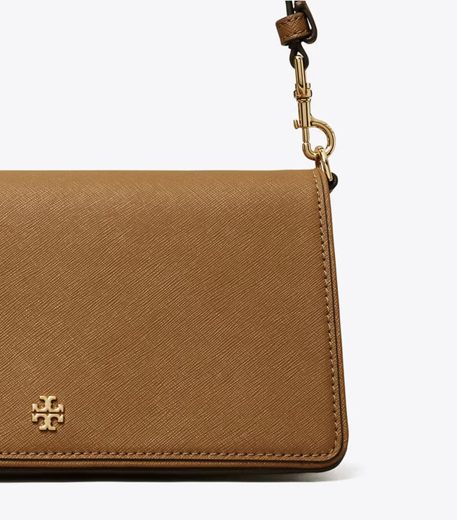 Tory Burch Women's Leather Convertible Crossbody Moose