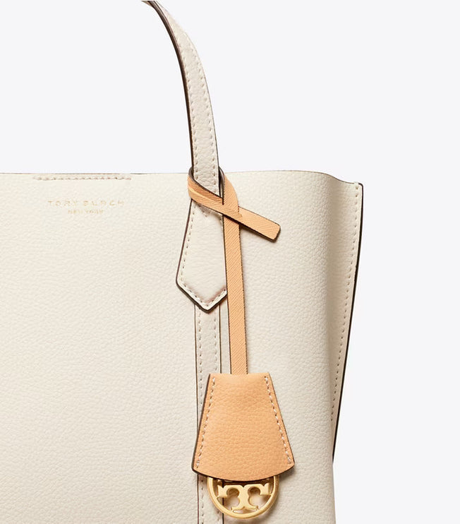 Tory Burch Women's Small Perry Triple-Compartment Tote NEW IVORY