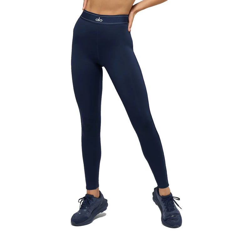 alo Women's Airlift High-Waist Suit Up Legging Navy/Navy