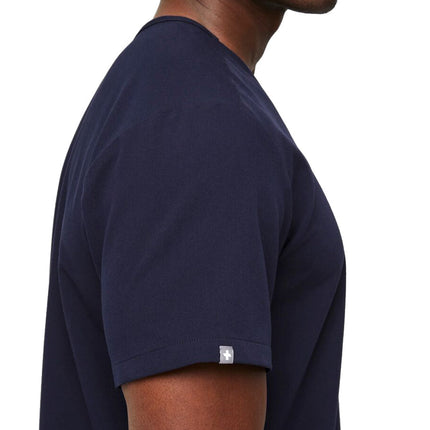 FIGS Men's Leon Three Pocket Scrub Top Navy