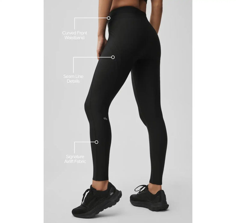 alo Women's Airlift High-Waist Evolve Legging Black