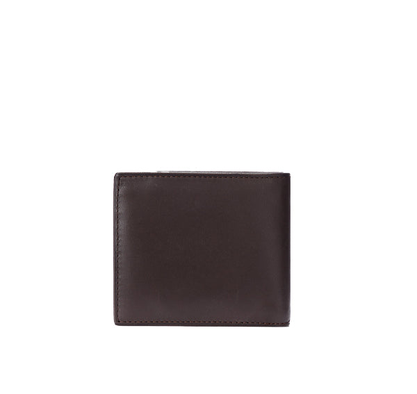 Polo Ralph Lauren Men's Leather Billfold Wallet Brown