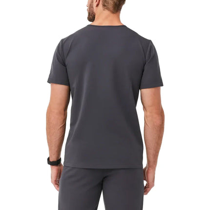 FIGS Men's Leon Three Pocket Scrub Top Charcoal