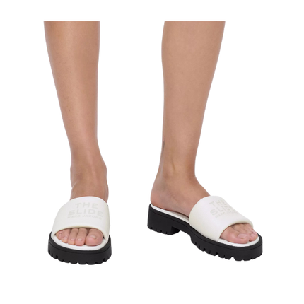 Marc Jacobs Women's The Lug Sole Slide Bright White