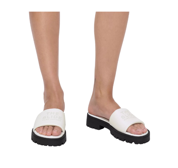 Marc Jacobs Women's The Lug Sole Slide Bright White