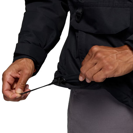 Columbia Men's Landroamer Fleece Lined Rain Jacket Black