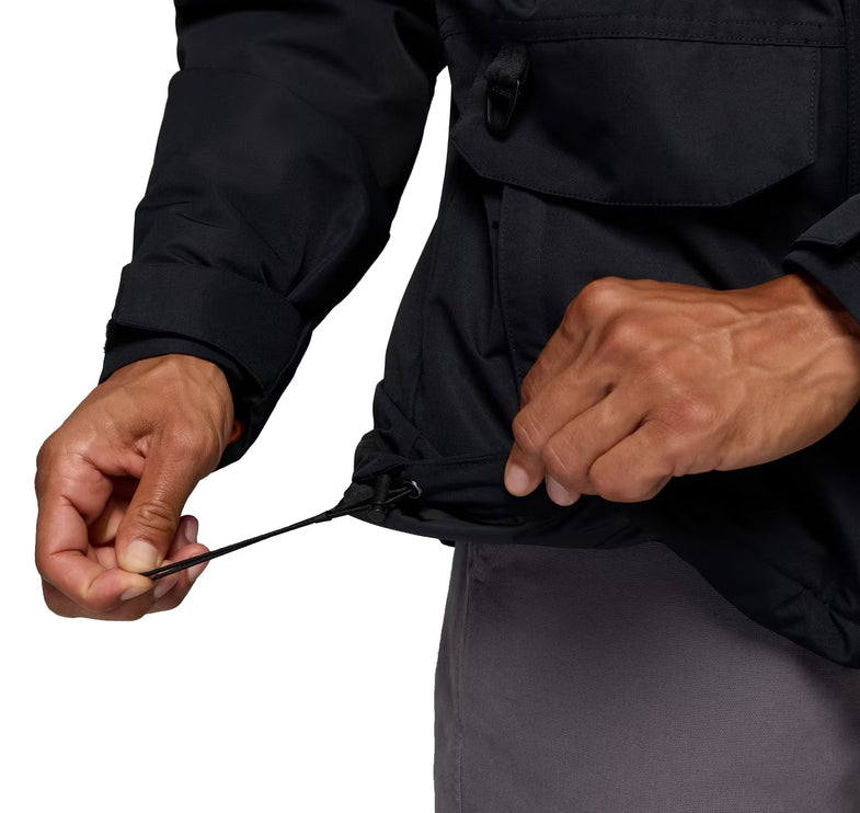Columbia Men's Landroamer Fleece Lined Rain Jacket Black