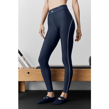 alo Women's Airlift High-Waist 7/8 Speedwork Legging Navy