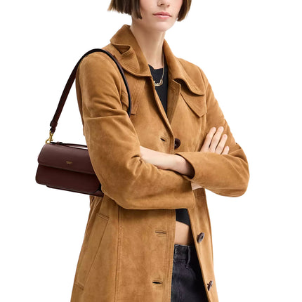 Coach Women's Elora Top Handle Crossbody Bag Brass/Maple