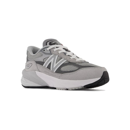 New Balance Little Kid's FuelCell 990v6 Lace Grey with Silver PC990GL6